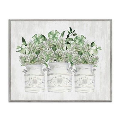 Stupell Industries Rustic Shamrock Bouquets, 20" x 16"