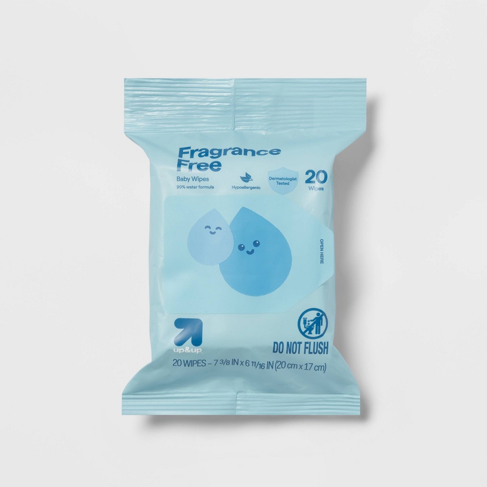 Up&up fragrance free baby wipes refill pack discount