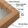 Americanflat 8x10 Shadow Box Frame in Oak with Soft Linen Back - Composite Wood with Polished Glass for Wall and Tabletop - 3 of 4