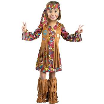 Fun World Peace and Love Hippie Toddler Girls' Costume