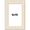 PosterPalooza | 6x10 Wide Barnwood Picture Frame, UV Acrylic, 6 Finishes - Grey, Brown, White, and Black - 2 of 4