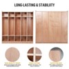 School Coat Locker with Cubbies, 5-Section Storage Organizer with Hooks and Casters for Classroom and Home - 4 of 4