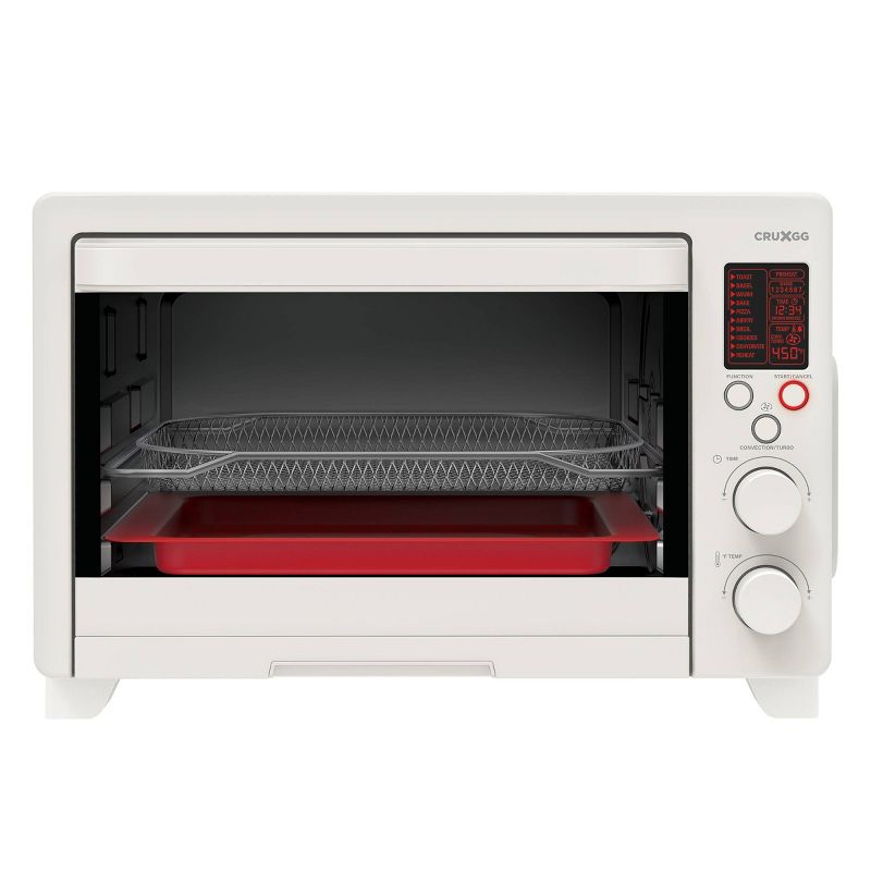 CRUXGG 6 Slice Digital 10-in-1 Toaster Oven with Air Fry, 5 of 10
