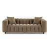 MINIMORE Modern 89.4''W Betty 3Seater Square Arms Chesterfield Sofa - 4 of 4