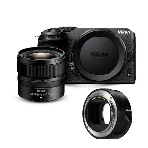 Nikon Z 30 Mirrorless Body Camera and NIKKOR Z DX 12 to 28mm Lens Bundle - 1 of 3