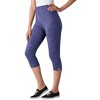 Woman Within Plus Size Petite Stretch Cotton Capri Legging - 4 of 4