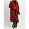 Women's ELIZA BRICK BRUSHED WOOL COAT - CRESCENT - 2 of 4