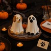 Gallerie II Ghost Dogs Halloween Costume Dolomite Salt & Pepper Shakers Set of 2 - 2 of 4