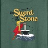 Women's - Disney - The Sword And The Stone Lightweight French Terry Wide Neck Long Sleeve Shirt - 2 of 4