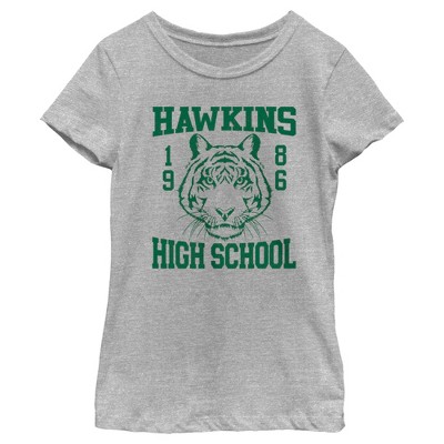 Stranger Things Hawkins High School T Shirt - Hotvero