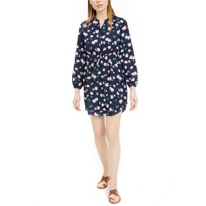 maison Jules Womens Floral Shirt Dress - 1 of 1