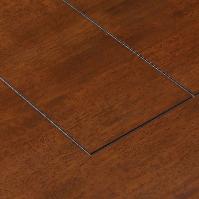 Wesley Dark Brown Extendable Wood Dining Table