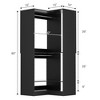 Besiost Freestanding Corner Closet System with 2 Hanging Rods and Shoes Shelf - 4 of 4