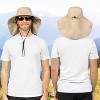 SUN CUBE Wide Brim Sun Hat with Neck Flap, UPF50+ Hiking Safari Fishing Hat for Womens, Sun Protection Beach Hat - 2 of 4