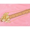 Alilang Gold Tone Multicolor Enamel Floral Statement Necklace with Pearl and Crystal Accents - 2 of 3