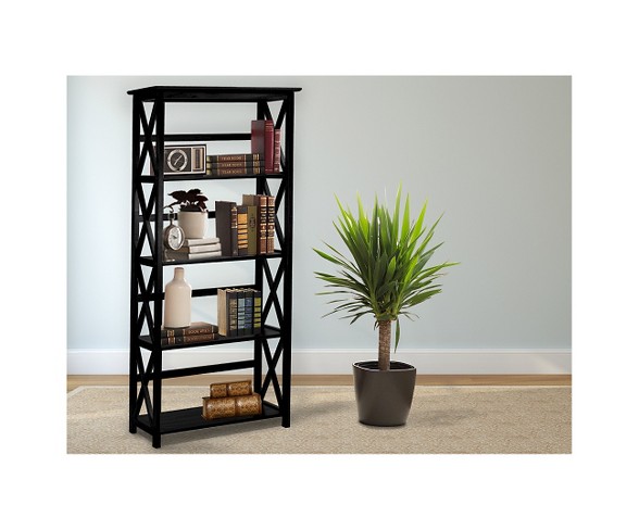 Montego  63" 5 Tier Bookcase
