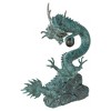Design Toscano Asian Dragon with Oriental Power Orb Bronze Garden Statue - 3 of 4