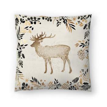 Dasher by Pi Holiday Collection - Minimalist Throw Pillow