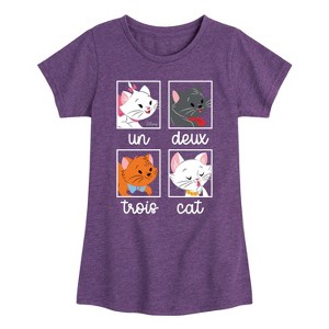 Girls' - Disney - Cats & Dogs Fitted Short Sleeve Graphic T-Shirt - 1 of 4
