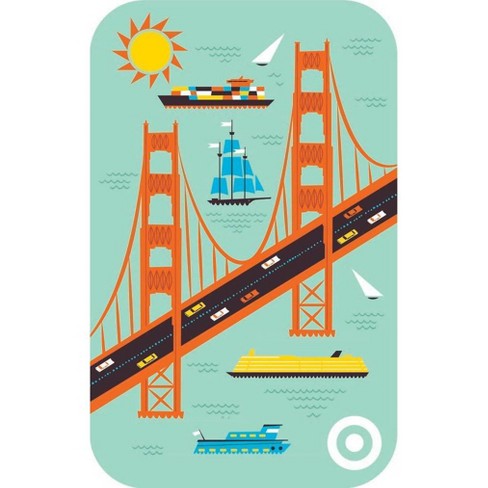 2650 TARGET San Francisco Golden Gate Bridge 2019 Gift Card $0 