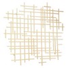 Cheung's Iquara Small Abstract Metal Wall Art Gold - 3 of 4