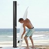 Costway 9.3 Gallon Outdoor Solar Heating Shower 7.2Ft Adjustable Shower Head W/Base - 2 of 4