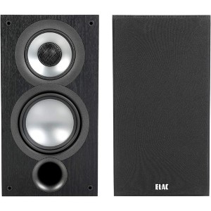 ELAC Uni-Fi 2.0 UB52-BK 3-Way 5.25" Bookshelf Speakers with Single Piece Woofer for Home Theater and Stereo System, Black - 1 of 4