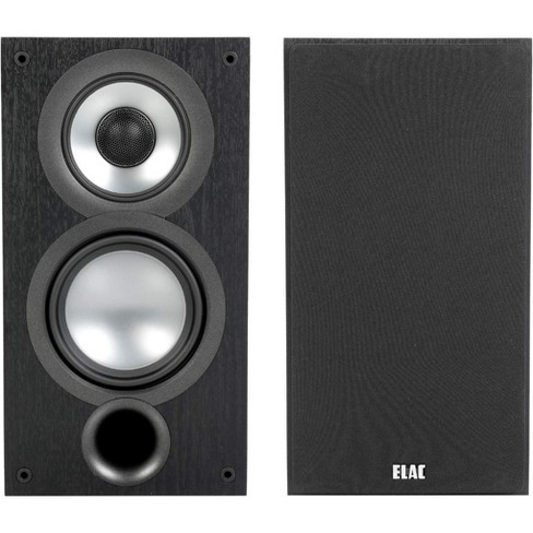 ELAC Uni-Fi 2.0 UB52-BK 3-Way 5.25" Bookshelf Speakers with Single Piece Woofer for Home Theater and Stereo System, Black - image 1 of 4