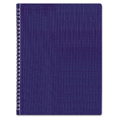 Blueline Poly Cover Notebook 8 1/2 x 11 Ruled Twin Wire Binding Blue Cover 80 Sheets B4182