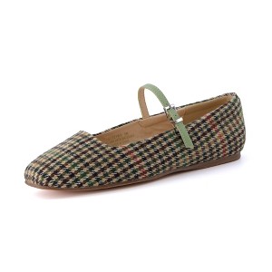 CUSHIONAIRE Women's Sleeper Mary Jane Flat with +Memory Foam and Wide Widths Available - 1 of 4