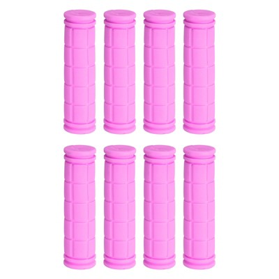 Unique Bargains Rubber Non-Slip Mushroom Bike Fit 7/8" Handlebar Grips 4.53" 4 Pairs