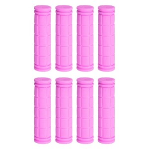 Unique Bargains Rubber Non-Slip Mushroom Bike Fit 7/8" Handlebar Grips 4.53" 4 Pairs - 1 of 4