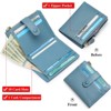 FATMOON Slim Wallet for Women -  RFID Blocking Fashion Minimalist Bifold with Zipper Coin Purse | Fits Travel | Lightweight PU Leather - 4 of 4