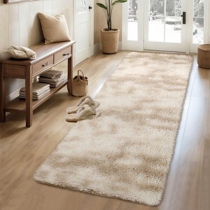 Plush Fuzzy Rugs Ultra Soft Fluffy Furry Rugs Non Slip Non Shedding Area Rug Indoor Carpet Nursery Rugs for Kids Room Bedroom Home Decor - 1 of 4