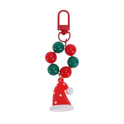 Unique Bargains Christmas Keychain with Lobster Clasp PVC Alloy 1 Pc