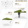 EAGLE PEAK Slant Leg Pop-up Canopy Tent Easy One Person Setup Instant Outdoor Beach Canopy Folding Portable Sports Shelter - 2 of 4