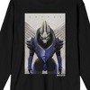 Mass Effect Garrus Vakarian Men's Black Long Sleeve Shirt - 2 of 3
