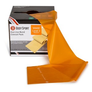 BodySport Exercise Bands, Professional Resistance Bands for Home and Gym, 6 in. x 50 yd. - 1 of 4