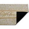 Stupell Industries Vintage Damask Neutrals Entry Printed Outdoor Door Mat, design by Tim Coffey, 18"x30" - 2 of 4