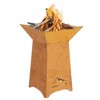 Aoodor 24" Rustic Corten Steel Fire Pit, Rust Patina Finish, Detachable Wood-Burning Fire Bowl for Outdoors - 2 of 4