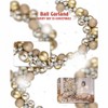 Every Day is Christmas Plastic Garland, Shatterproof 6-Foot Ball Ornament Garland for Christmas Tree, Mantle, Doorframe - 2 of 4