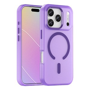 HTUTWOO Magnetic for iPhone 17 Pro Case, Compatible with MagSafe, Translucent Frosted Matte Shockproof Protective Cover - 1 of 4