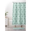 Deny Designs Krissymast Green Trellis Ribbon Bows Shower Curtain - 3 of 3