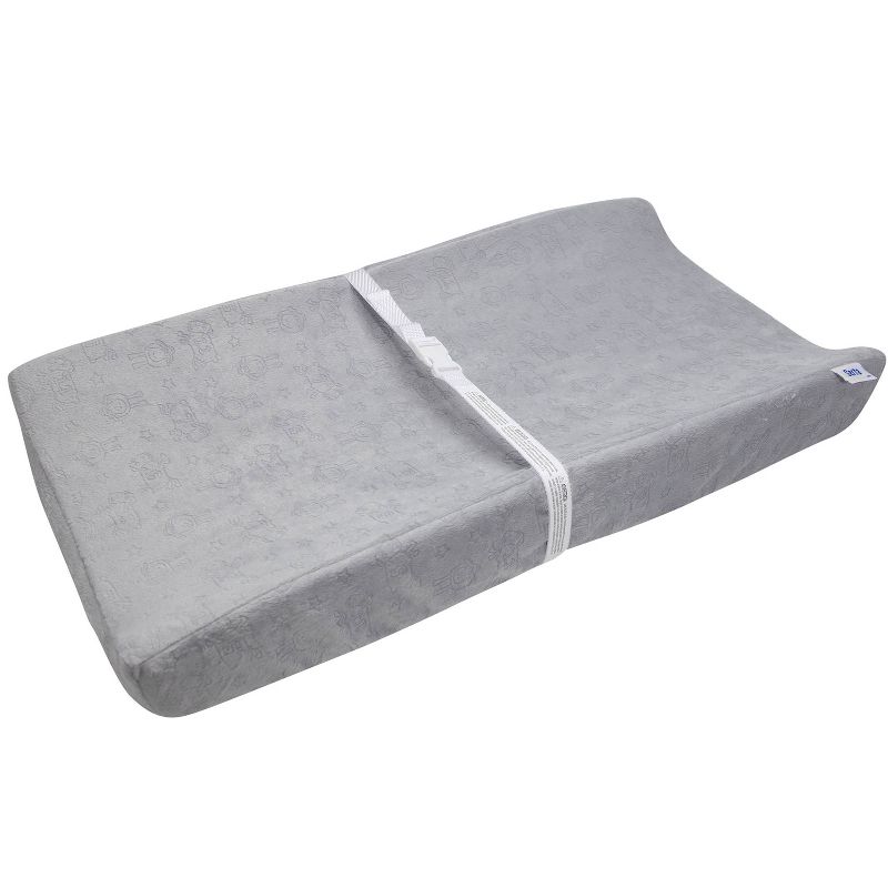 Serta Perfect Sleeper Changing Pad with Plush Cover - Gray, 1 of 5
