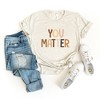 Simply Sage Market Women's You Matter Equality Short Sleeve Graphic Tee - 2 of 4