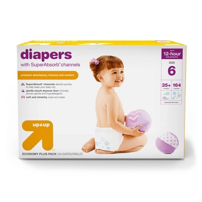 Target diapers best sale size 6