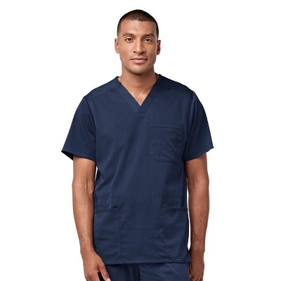 Wink PRO Men's Multi-Pocket V-Neck Scrub Top