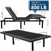 Twin XL Adjustable Bed Frame, Ergonomic Electric Bed Base with Wireless Remote and 2 USB Ports - 4 of 4