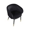 Meridian Furniture,Louise Velvet Dining Chair - 4 of 4
