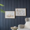 SEVOBAL Wall Art Framed Gold Gray Set Sleek Modern Glass Panel Decor for Large Stylish Living Room Spaces, Multicolored, 28"*28"*8" - 2 of 4